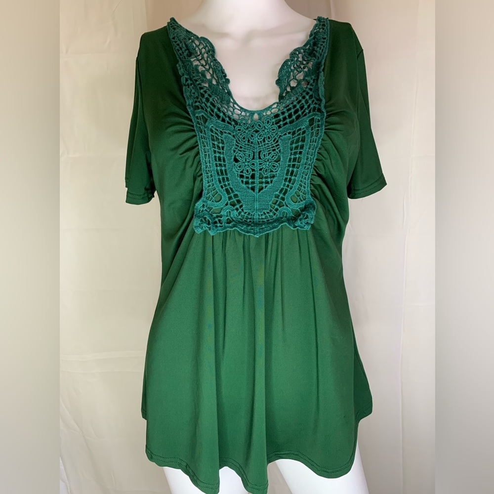 Forest Green 100% Cotton Top
